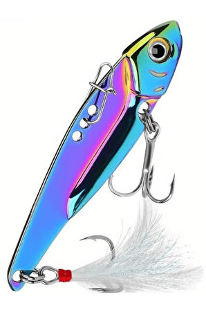 Eagenset Yapay Yem 15gram / 6,8 c.m Çok Renkli Spin, Rapala, Jig Yem, Zoka Yem, Alabalık, Çinekop, Levrek, Lüfer, Palamut, Zargana, Turna, Zoka Yem