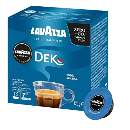 LAVAZZA  A MODO MİO DECAFFEİNATED KAFEİNSİZ KAPSÜL KAHVE 16 LI