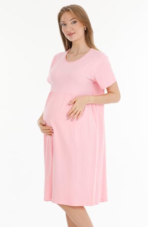 HAMİLE LOHUSA GECELİK PEMBE
