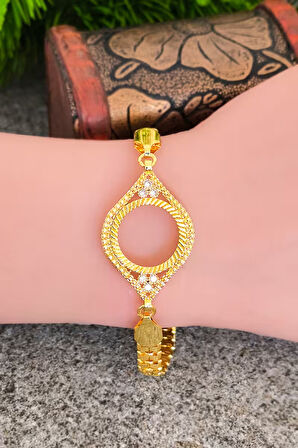 Çeyrek İçin Bileklik Kadın Çeyrek Altın Takılan Bileklik BT001