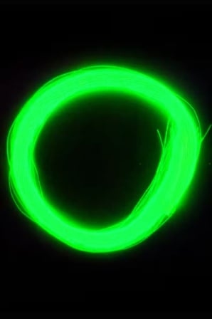 ea genset Sarı Fosforlu Karanlıkta Parlayan, Glow / Luminous in The Dark, Ultraviyole (UV) Neon Işıkta Parlayan Poşet Çapari Simi Jig Yapım Malzemesi
