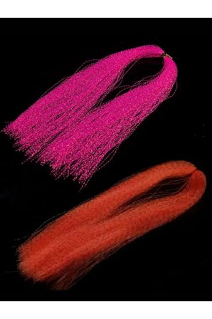 ea genset Pembe Fosforlu, Karanlıkta Parlayan, Glow / Luminous in The Dark, Ultraviyole (UV) Neon Işıkta Parlayan Poşet Çapari Simi Jig Yapım Malzemesi