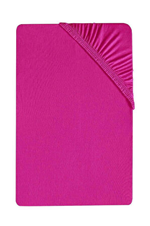2 Adet Düz Pamuklu Tek Kişilik 120 x 200 x 30 cm Lastikli Penye Çarşaf