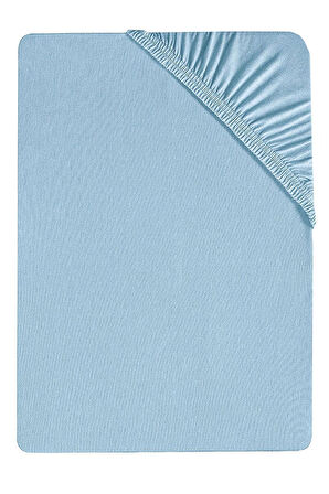 2 Adet Düz Pamuklu Tek Kişilik 80 x 200 x 30 cm Lastikli Penye Çarşaf