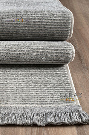 Parma Düz Mavi Model Dokuma Halı Kilim Yolluk Salon Halısı Modern Dokuma