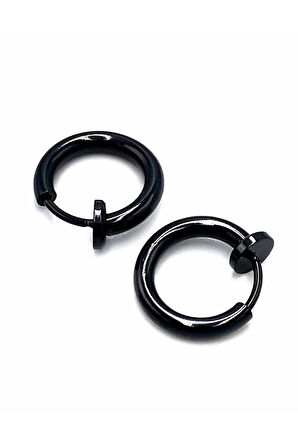 Çelik Figürlü Unisex Küpe