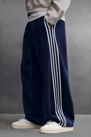 Erkek 3 İplik Bol Kalıp Oversize Eşofman Altı