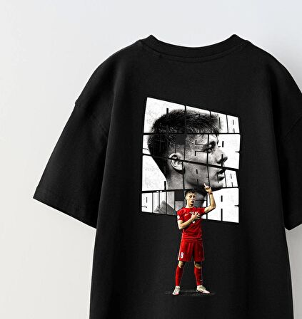 Euro 2024'ün Genç Yıldızları Arda Güler Baskılı Siyah Çocuk T-shirt
