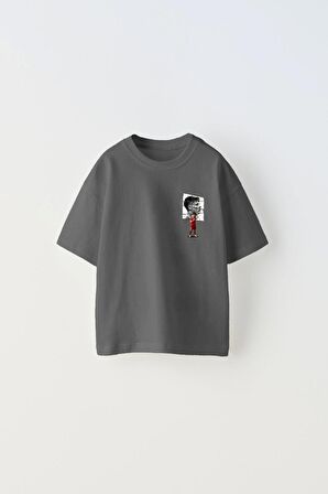 Euro 2024'ün Genç Yıldızları Arda Güler Baskılı Füme Çocuk T-shirt