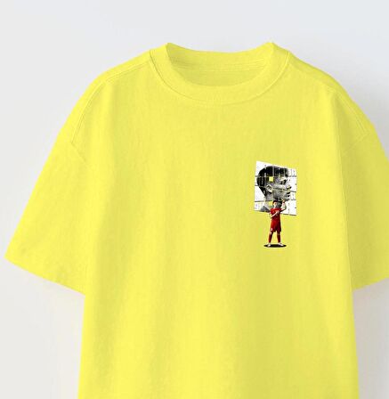 Euro 2024'ün Genç Yıldızları Arda Güler Baskılı Sarı Çocuk T-shirt