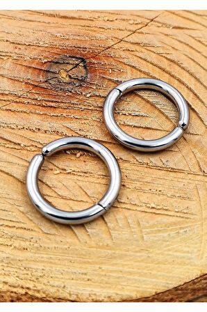 316 L Çelik Gümüş Renk Unisex Figürlü  Küpe