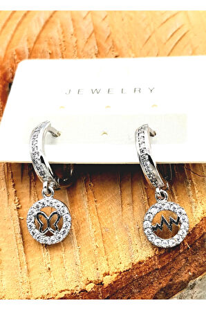 Zirkon Taşlı Lüks Küpe