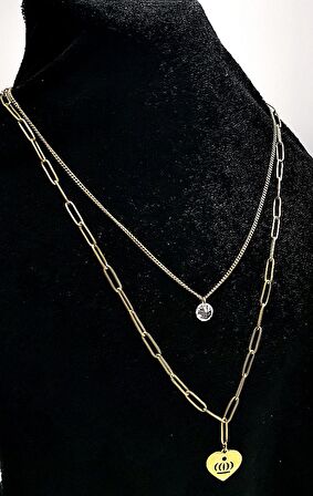 316 L Figürlü Özel Tasarım Lüks Çelik Kolye