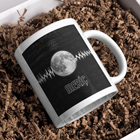 Kişiye Özel Dolunay Tasarımlı Kupa Bardak