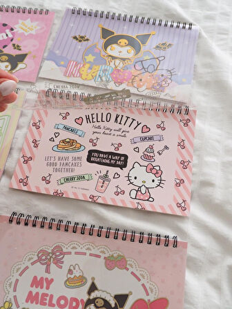 Sanrio Kuromi Melody 10 Sayfa Sticker Defteri 1 ADET