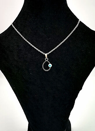 Gümüş Renk Figürlü Lüks Kararmaz Kolye