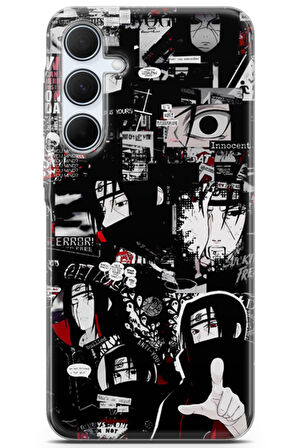 Samsung Galaxy A35 5G uyumlu Anime 29 Koruyucu Itachi Uchiha