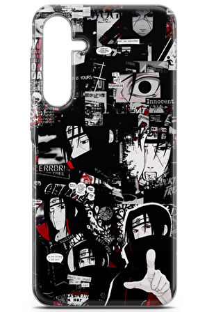 Samsung Galaxy A35 5G uyumlu Anime 29 Koruyucu Itachi Uchiha