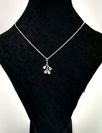 Gümüş Renk Zincirli Figürlü Karamaz Lüks Kolye