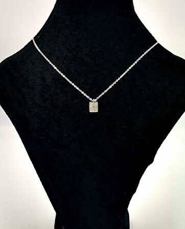 Gümüş Renk Zincirli Figürlü Karamaz Lüks Kolye