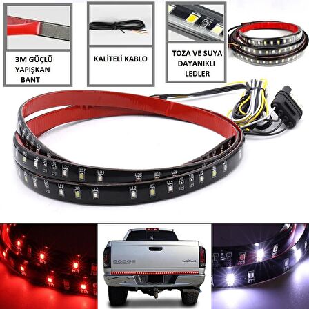 Pick Up Ledi Off Road Kayar Led Lamba 120cm Bagaj Sinyalli Karavan Yan Basamak Led