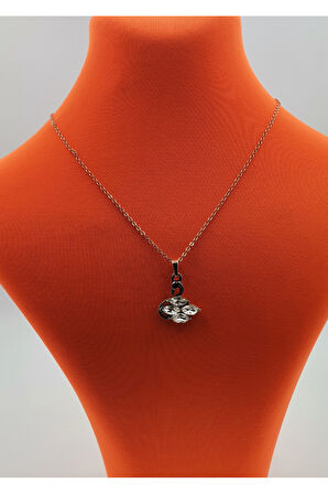 Gold Renk Zincir Figürlü Kararmaz Özel Tasarım Kolye