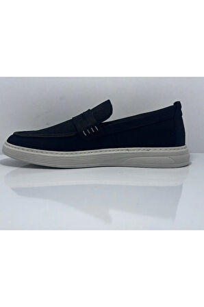 PAGGİ 810 Siyah Nubuk Hakiki Deri Günlük Erkek Ayakkabı