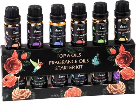 Mukko Home Aroma Therapy 6'Li Set Doğal Buhurdanlik Yaği &amp; Nemlendirici Yaği &amp; Difüzör Yaği, FAN24