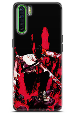 Oppo Reno3 uyumlu Manga 31 TPU Chainsaw Man Denji