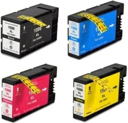 Photo Print Canon Pgı-1500Xl/Maxıfy Mb2050/Mb2150/Mb2155/Mb2350/Mb2750/Mb2755 4 Renk Set Kartuş