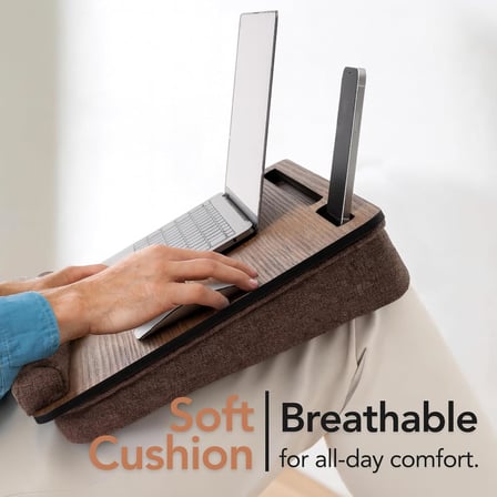 LS023 Minderli Laptop Sehpası (Ceviz)