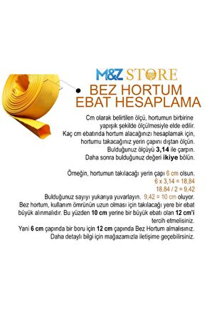Süper Örme Bez Salma Sulama Hortumu 10cm 10 Metre Yassı Örgü Sulama Hortumu İnovatif Salma Hortum