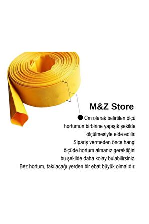 Süper Örme Bez Salma Sulama Hortumu 10cm 10 Metre Yassı Örgü Sulama Hortumu İnovatif Salma Hortum