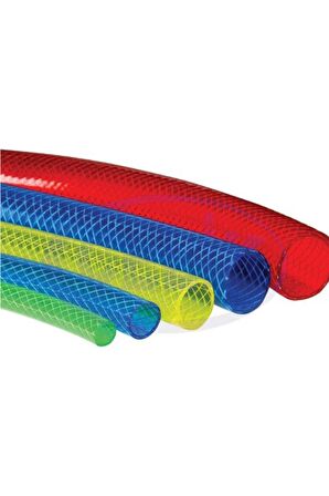 1" Çapı 25 mm 80 Metre Örgülü İplikli Bahçe Sulama Hortumu Bahçe-Balkon Hortumu