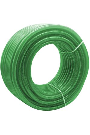 1" Çapı 25 mm 80 Metre Örgülü İplikli Bahçe Sulama Hortumu Bahçe-Balkon Hortumu