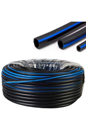 1" Çapı 25 mm 10 Metre Termo Kauçuk İplikli Pvc hortum Bahçe-Balkon Hortumu