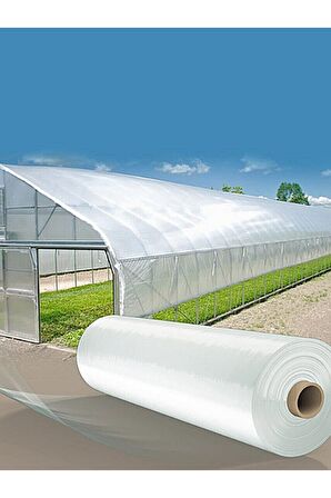 Sera Naylonu 4x6 mt Sera Uzun Ömürlü Koruma: 250 Mikron UV + EVA Katkılı Şeffaf Naylon Örtü