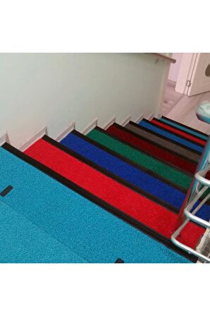 Kıvırcık Paspas Dış Mekan Paspası Kaymaz Karmaşık Yolluk 1x6 Metre 14mm Yeşil