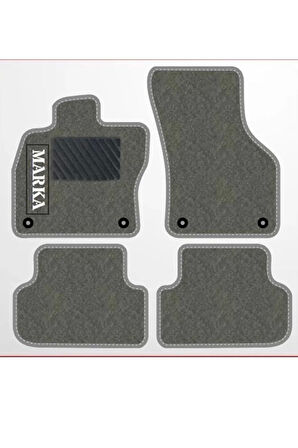 Honda City 2002-2008 Gri Halı Gri Kenar Petek Topuk