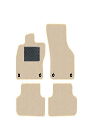 TOYOTA COROLLA VERSO 2004-2009Bej Halı Bej Kenar Petek Topuk