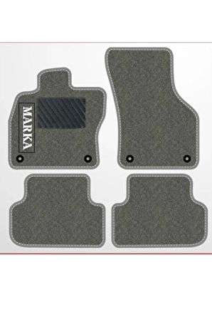 FORD KA 1996-2008 Gri Halı Gri Kenar Petek Topuk