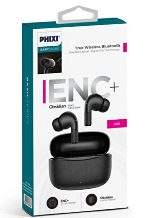 Basic A40 ENC USB-C Hızlı Şarj Destekli Bluetooth Kulaklık, Kullanışlı Bluetooth Kulaklık