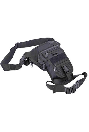 Tactical Tabanca Bölmeli Omuz Bel Ve Bacak Çantası Darbe Emici Koruma