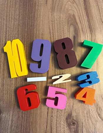 Montessori Sayı Blokları – Eğitici Oyuncak Seti