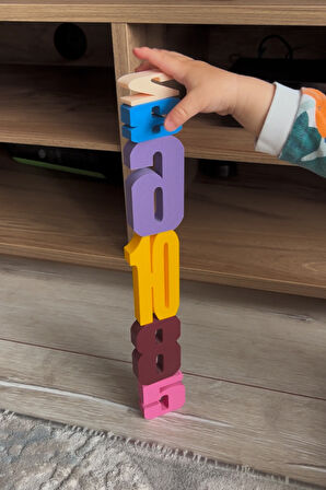 Montessori Sayı Blokları – Eğitici Oyuncak Seti