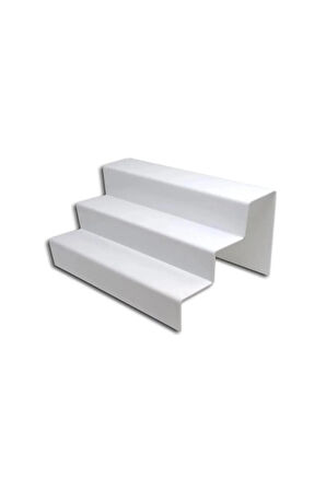 3 Katlı Merdiven Stand (Beyaz)