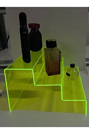 3 Katlı Merdiven Stand (Neon Yeşil)