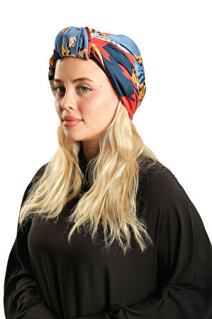 Taş Pratik Hazır Geçmeli Tesettür Bone İpek Desenli 2410_46