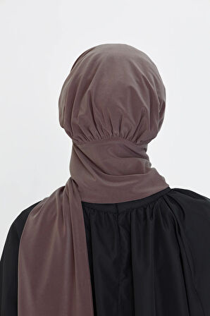 Vizon Pratik Hazır Geçmeli Tesettür Bone Sandy Boyunluklu Çıtçıtlı 2505_10