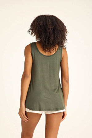 2 Adet A Kesim Pamuklu Kalın Askılı Atlet Tişört